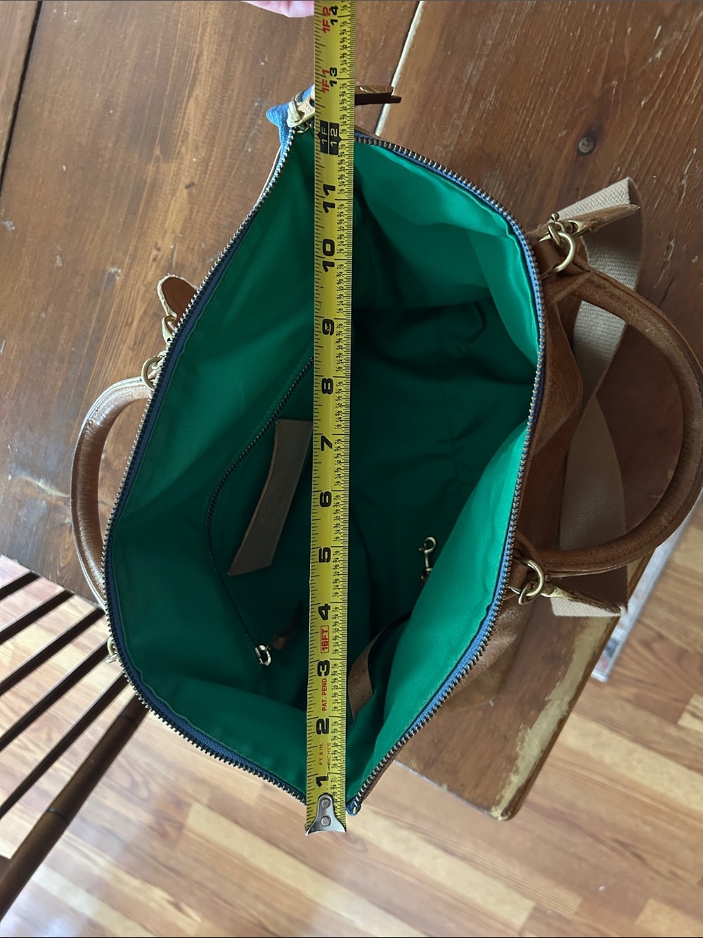 Blair Ritchey Genuine Leather Bag, Mini Hugh in HONEY - Picture 12 of 15